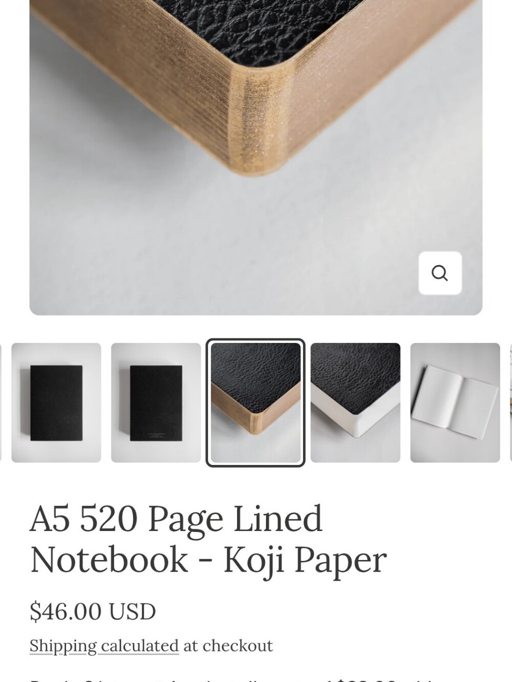 Sterling Ink A5 Grid Notebook - Picture 8 of 8